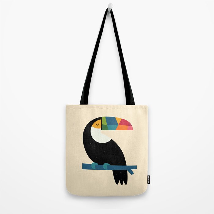 Rainbow Toucan Tote Bag Gallery Image 2
