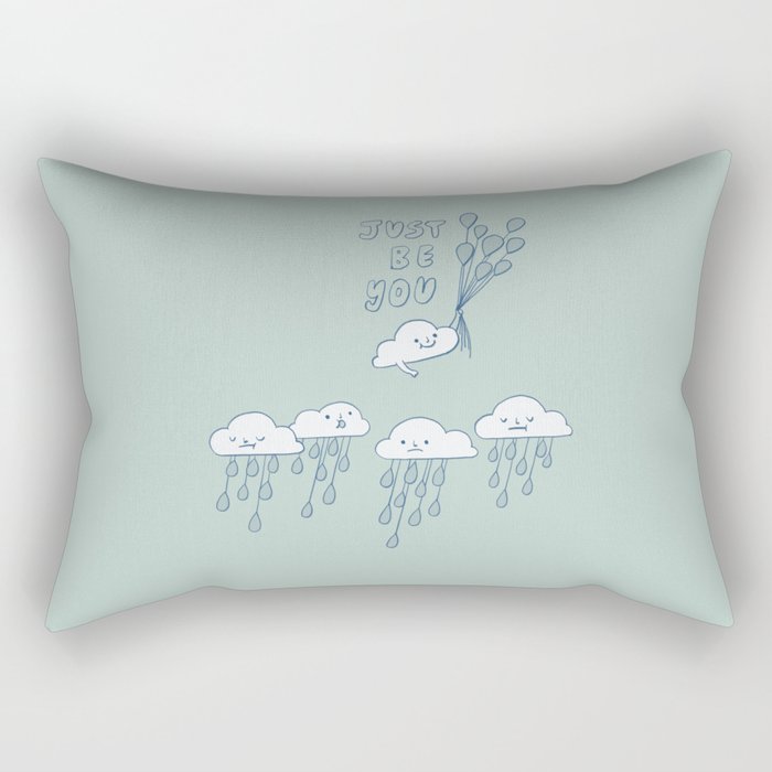 Just Be You Rectangular Pillow Gallery Image 2