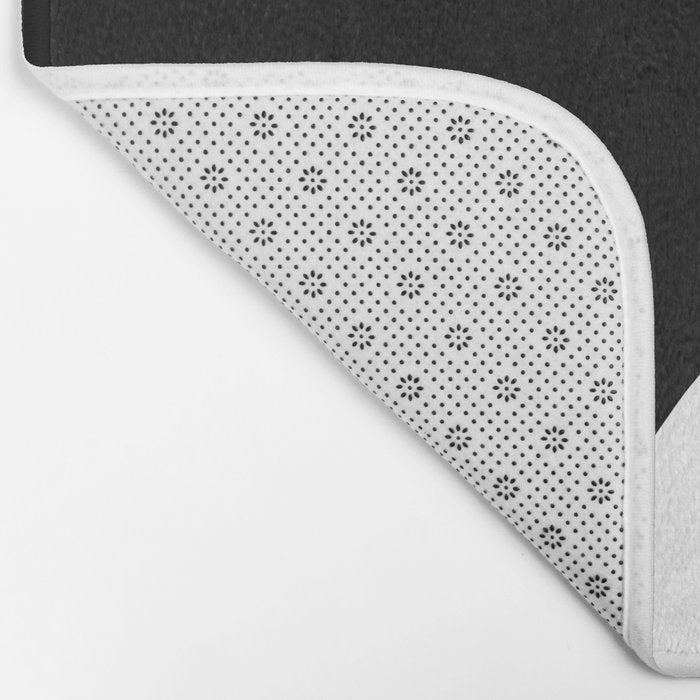Fading Spring In Black  Bath Mat Gallery Image 2