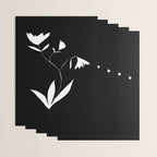 Fading Spring In Black  Wrapping Paper Gallery Image 3