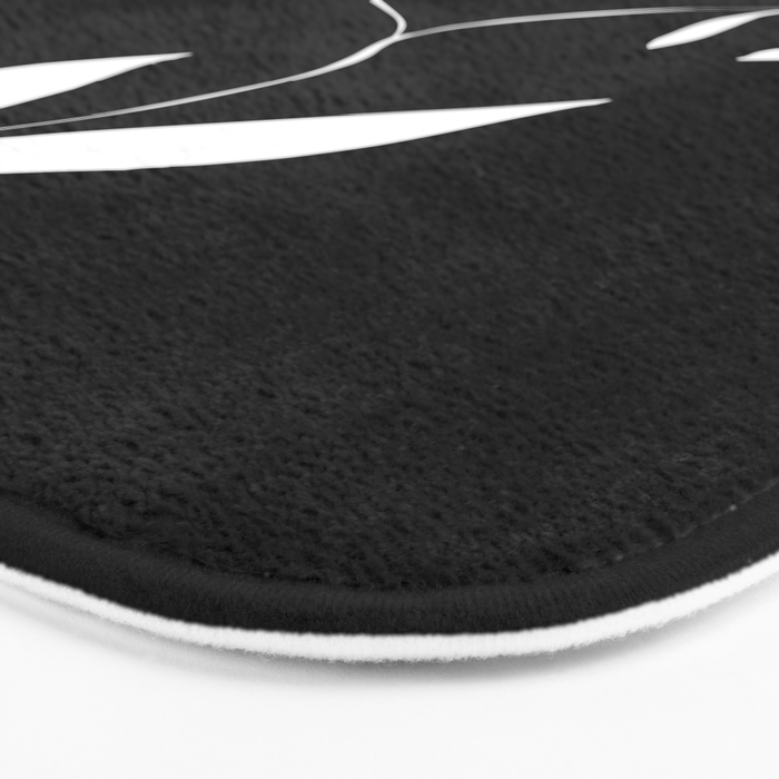 Fading Spring In Black  Bath Mat Gallery Image 3