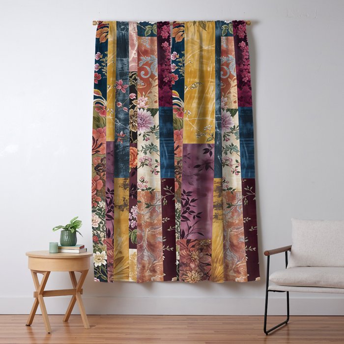 Gypsy Souk Patchwork Window Curtain Gallery Image 1