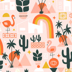 Palm Springs Art Deco Pattern Coffee Mug Gallery Image 2
