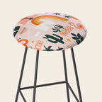 Palm Springs Art Deco Pattern Stool Gallery Image 2