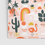 Palm Springs Art Deco Pattern Poster Gallery Image 3