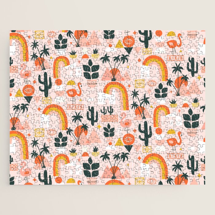 Palm Springs Art Deco Pattern Jigsaw Puzzle Gallery Image 1
