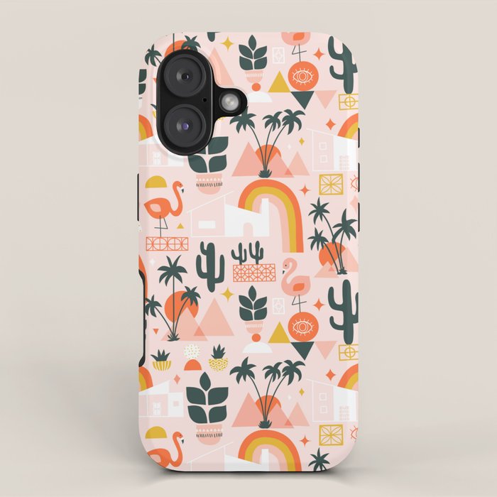 Palm Springs Art Deco Pattern iPhone Case Gallery Image 1
