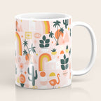 Palm Springs Art Deco Pattern Coffee Mug Gallery Image 1