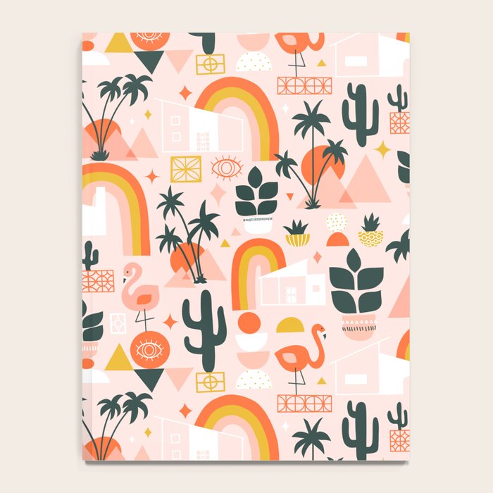 Palm Springs Art Deco Pattern Notebook Gallery Image 4