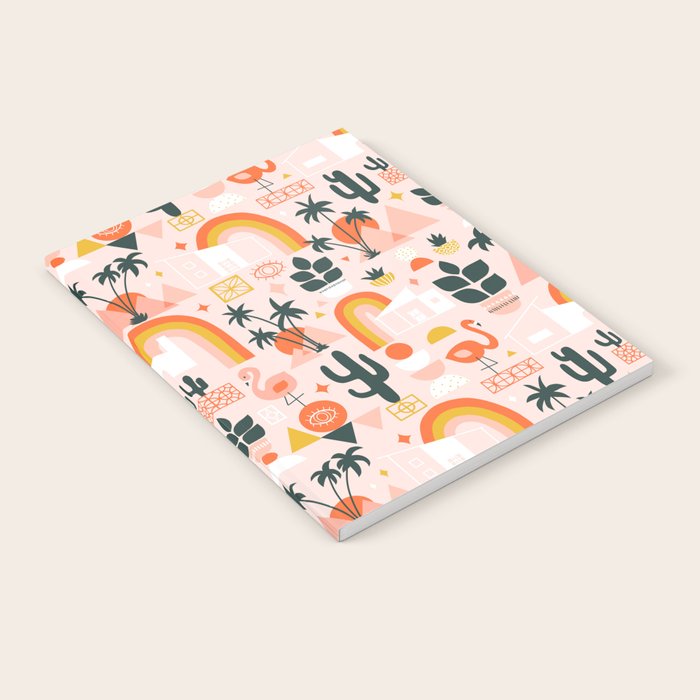 Palm Springs Art Deco Pattern Notebook Gallery Image 2