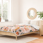 Palm Springs Art Deco Pattern Duvet Cover Gallery Image 2