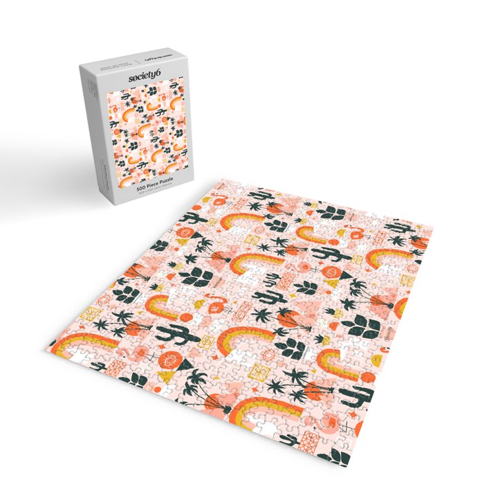 Palm Springs Art Deco Pattern Jigsaw Puzzle Gallery Image 2