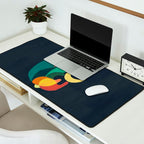 Rabbit and crescent moon Desk Mat Gallery Image 2