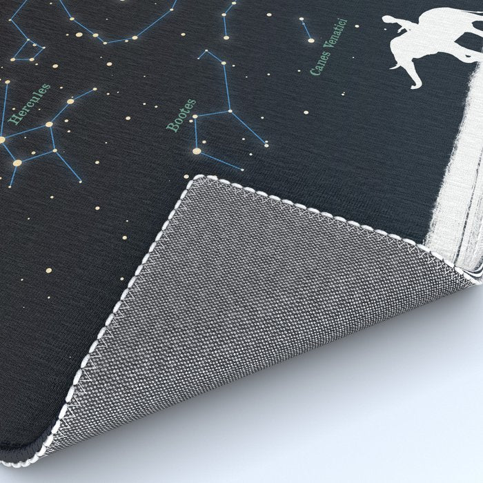 Falling star constellation Rug Gallery Image 4