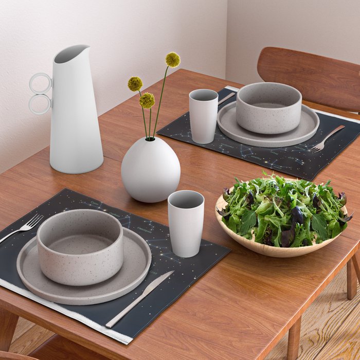 Falling star constellation Placemat Gallery Image 2