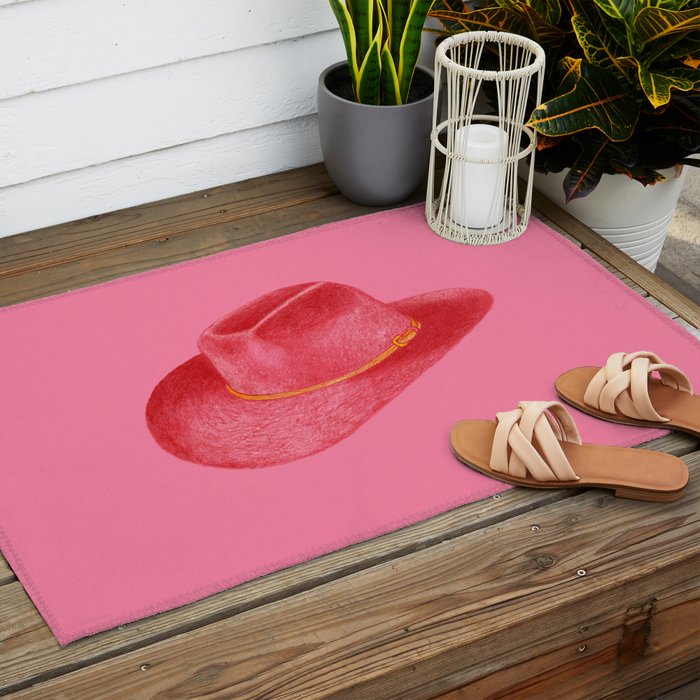 Red Stetson Outdoor Rug Gallery Image 2