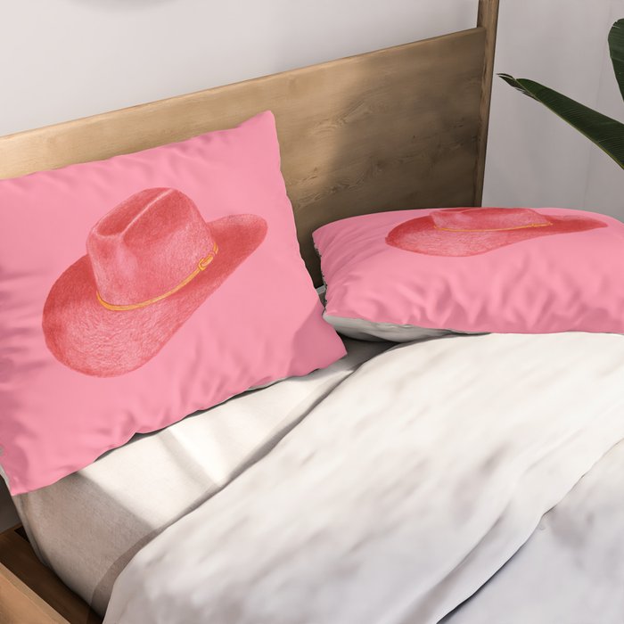 Red Stetson Pillow Sham Gallery Image 2