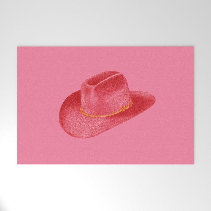 Red Stetson Welcome Mat Gallery Image 1