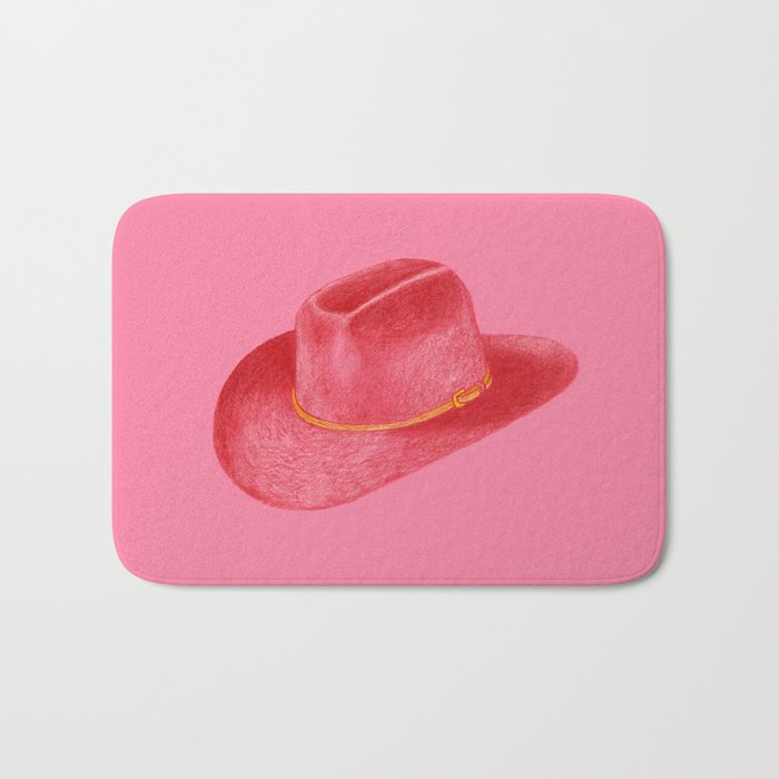 Red Stetson Bath Mat Gallery Image 1