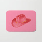 Red Stetson Bath Mat Gallery Image 1