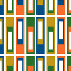 Mid Century Modern Geometric Abstract Lexington Ave Pattern Coffee Mug Gallery Image 2