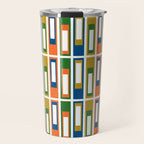 Mid Century Modern Geometric Abstract Lexington Ave Pattern Travel Mug Gallery Image 1