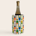 Mid Century Modern Geometric Abstract Lexington Ave Pattern Wine Chiller Gallery Image 3