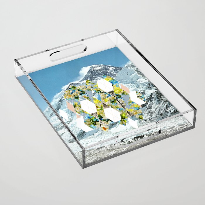Mountain Flower Acrylic Tray Gallery Image 1