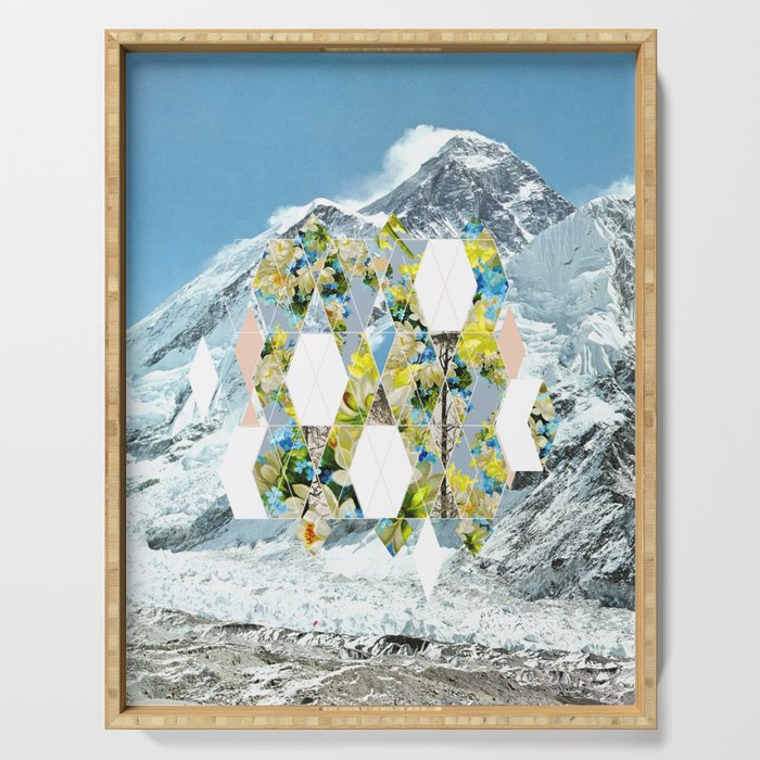 Mountain Flower Serving Tray Gallery Image 1