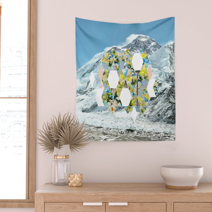 Mountain Flower Wall Tapestry Gallery Image 2
