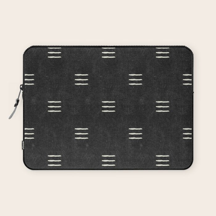 triple dash - onyx Laptop Sleeve Gallery Image 1