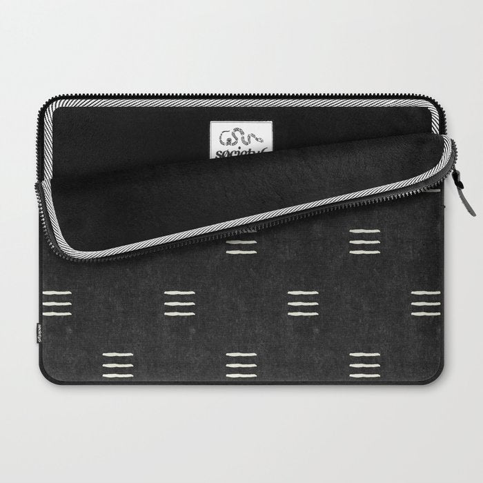 triple dash - onyx Laptop Sleeve Gallery Image 2