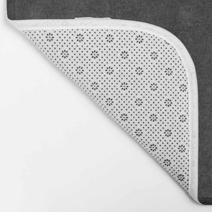 triple dash - onyx Bath Mat Gallery Image 2