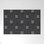 triple dash - onyx Welcome Mat Gallery Image 1