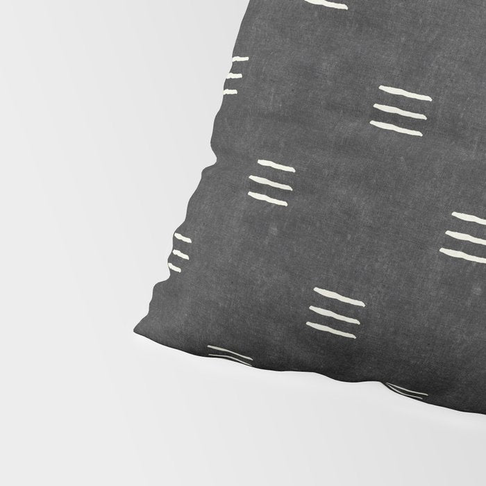 triple dash - onyx Pillow Sham Gallery Image 4