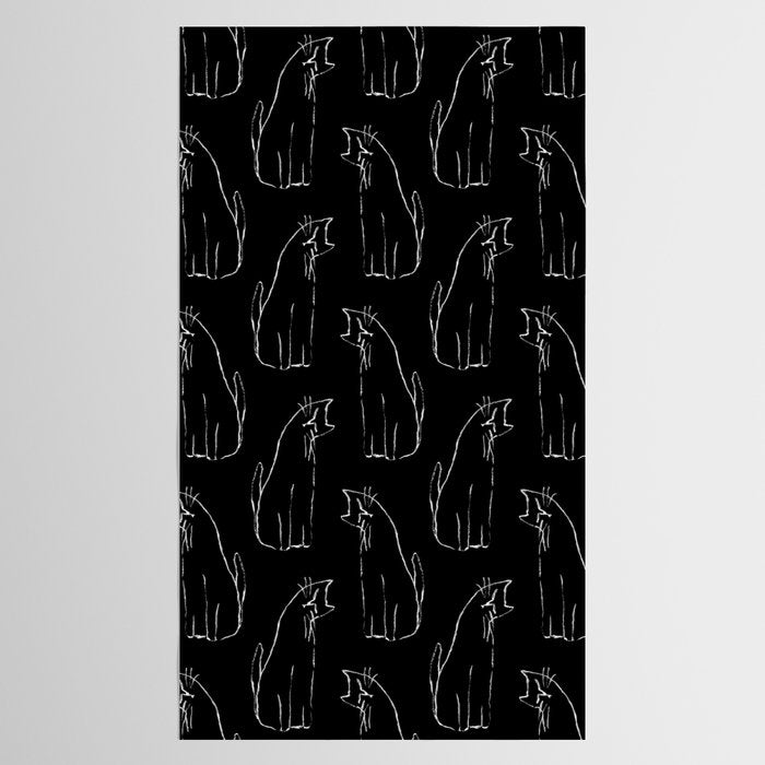 Curious cat impression Tablecloth Gallery Image 2
