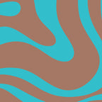 Modern Retro Liquid Swirl Vivid Abstract Inspired by PANTONE 17 1230 Color of the Year Mocha Mousse Coffee Mug Gallery Image 2