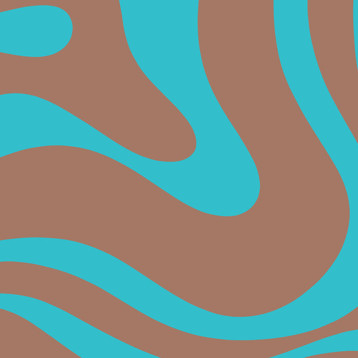 Modern Retro Liquid Swirl Vivid Abstract Inspired by PANTONE 17 1230 Color of the Year Mocha Mousse Coffee Mug Gallery Image 2