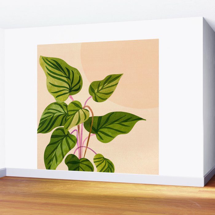 Thriving In The Sun - Cute Botanical Painting Wall Mural Gallery Image 2