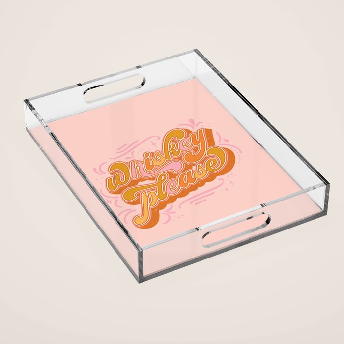 Whiskey Please Acrylic Tray Gallery Image 1