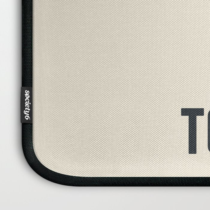 Work hard and be nice to people, vintage sign, inspirational quote, motivational, funny Laptop Sleeve Gallery Image 3