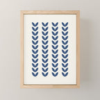 Leaf Pattern - Scandinavian Mini Art Print Gallery Image 1