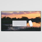 Perfect Pastel Spring Sunset Desk Mat Gallery Image 1