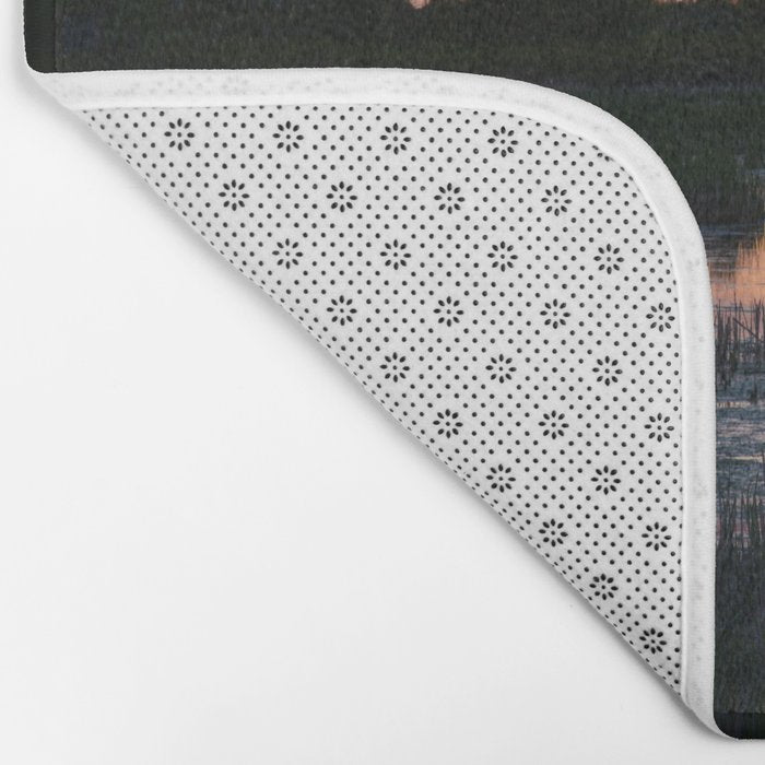 Perfect Pastel Spring Sunset Bath Mat Gallery Image 2