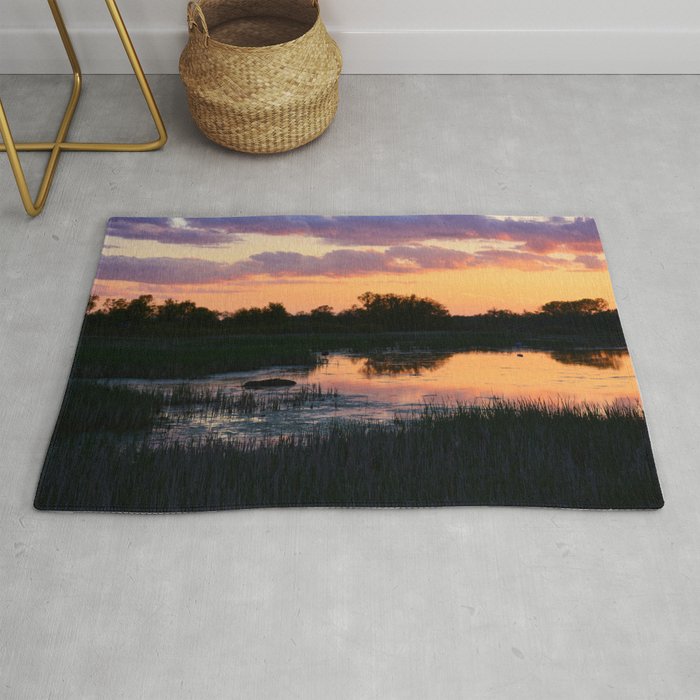 Perfect Pastel Spring Sunset Rug Gallery Image 1