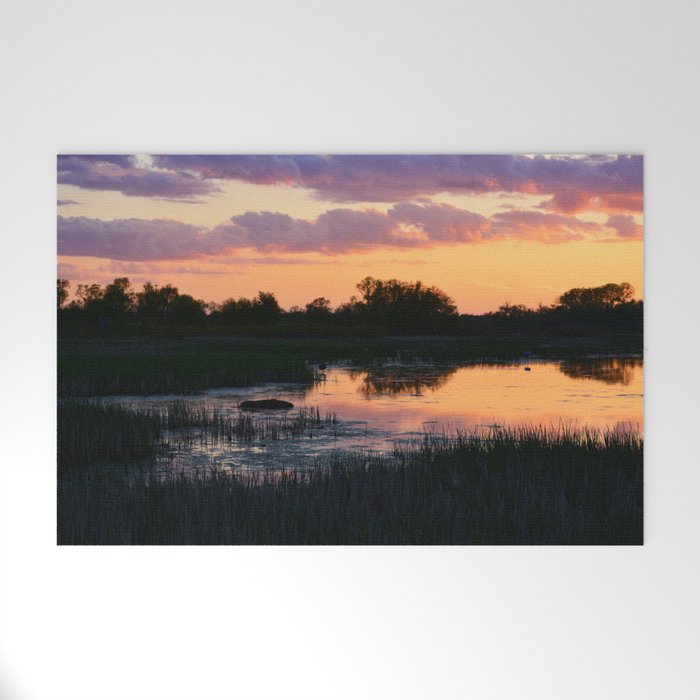 Perfect Pastel Spring Sunset Welcome Mat Gallery Image 1