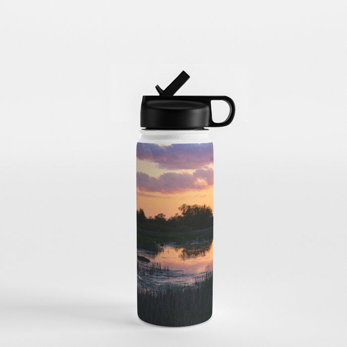 Perfect Pastel Spring Sunset Water Bottle Gallery Image 1