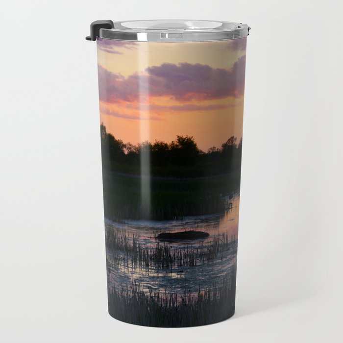 Perfect Pastel Spring Sunset Travel Mug Gallery Image 3