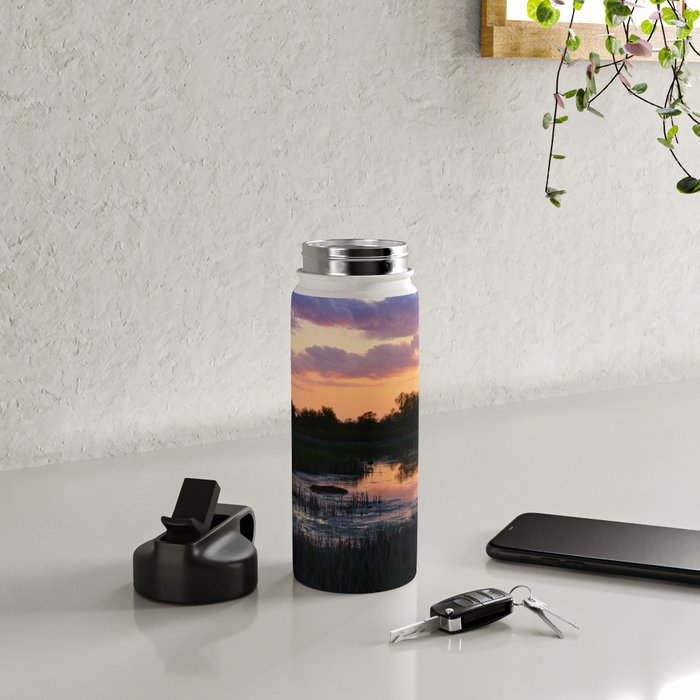 Perfect Pastel Spring Sunset Water Bottle Gallery Image 4