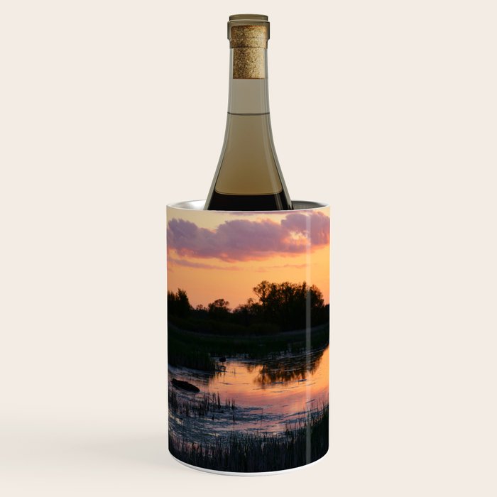 Perfect Pastel Spring Sunset Wine Chiller Gallery Image 1